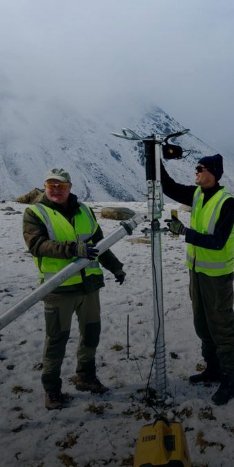 ground screws drivers application in frozen soil
